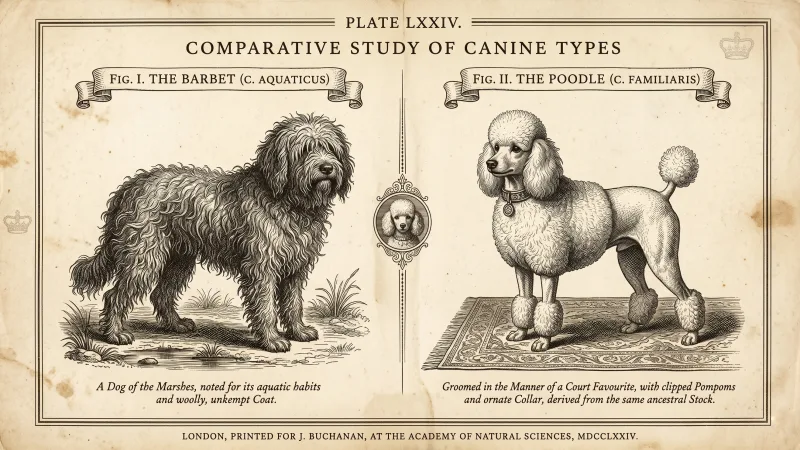 Caniche a barbet