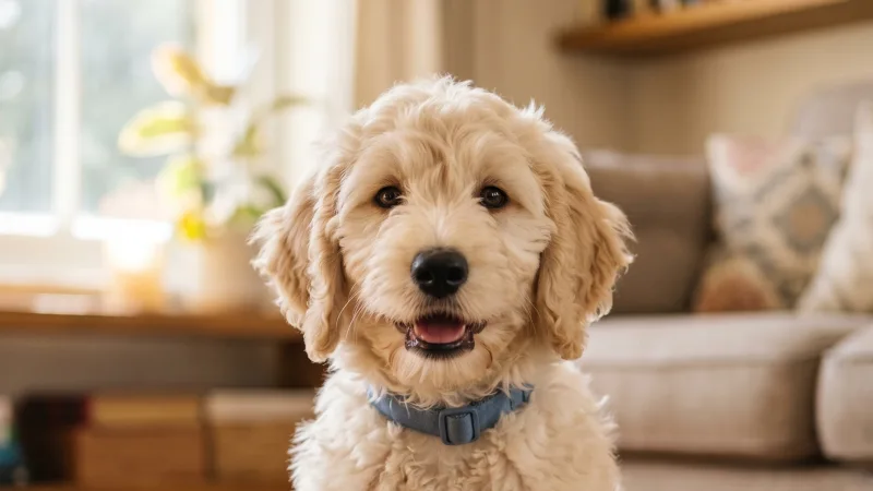 Labradoodle, kříženec pudla